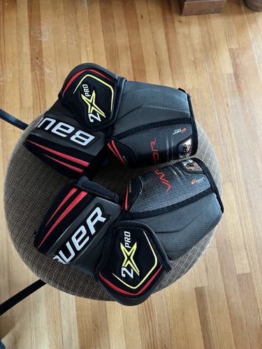 Used Large Bauer VAPOR 2X PRO Elbow Pads