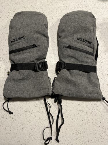 Gray Burton Snowboarding Skiing Mittens