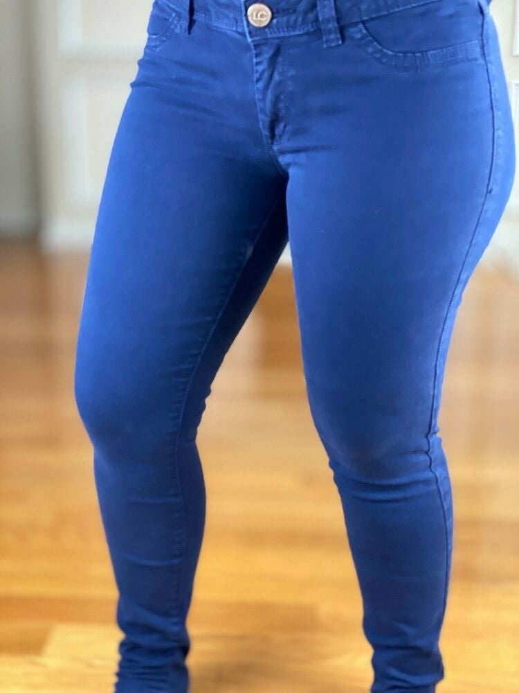 Lauren Conrad Dark Wash Low Rise Skinny 