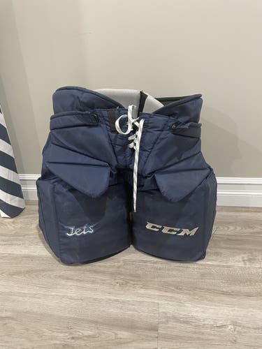 Ccm Winnipeg JETS pro stock goalie pants