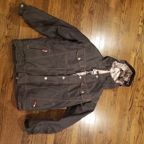 RARE Denim blue 686xLevis snowboarding jacket