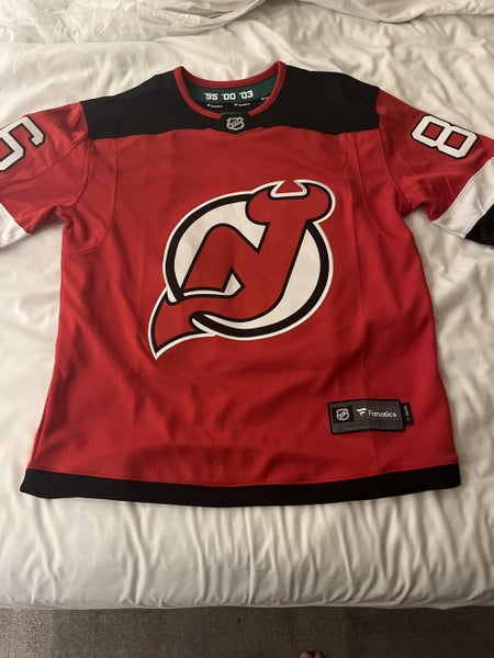 Jack Hughes signed jersey 2022 all star competition debut. Condition New |  SidelineSwap