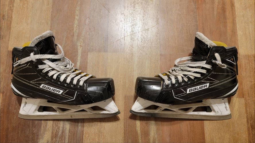 Bauer Supreme 1S Goalie Pro Stock Skates Size 9