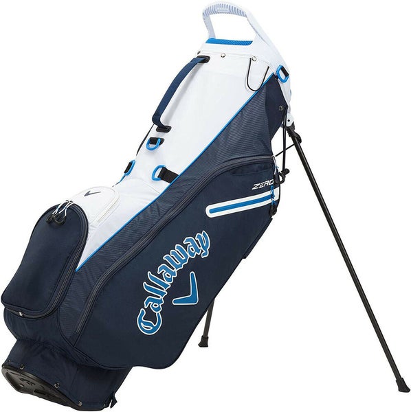 NEW 2021 Callaway Hyper Lite Zero Navy/White/Royal Double Strap Stand/Carry Bag