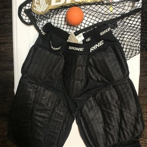 Lacrosse goalie youth large padded shorts NEW