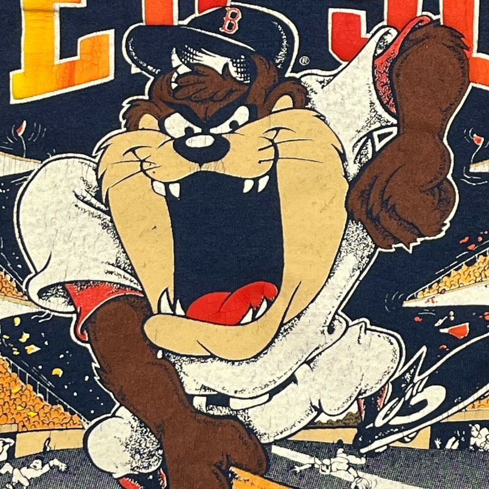 Vintage Mlb Boston Red Sox Looney Tunes Unisex T-Shirt