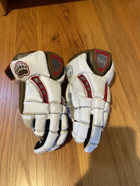 CUSTOM BROWN LACROSSE- Used Maverik 13" Rome RX3 Lacrosse Gloves