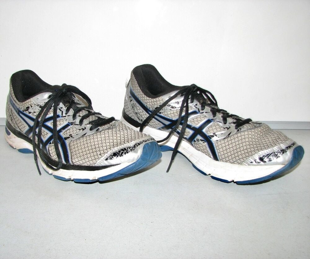 Heel boos Disco Encommium Asics Gel Excite 4 T6E3N Men's Gray/Blue/Silver Trail Jogging Running Shoes  ~ 10 | SidelineSwap