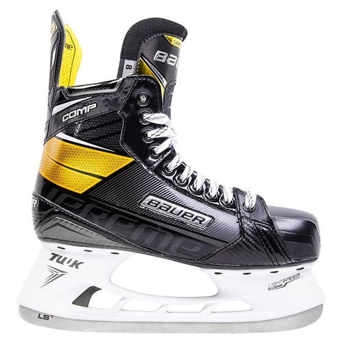 Senior New Bauer Supreme Comp Hockey Skates Regular Width Size 9