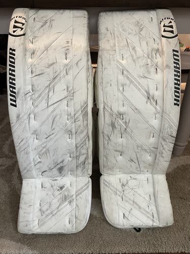 Warrior G4 Pro White 33 + 1.5 Goalie Leg Pads