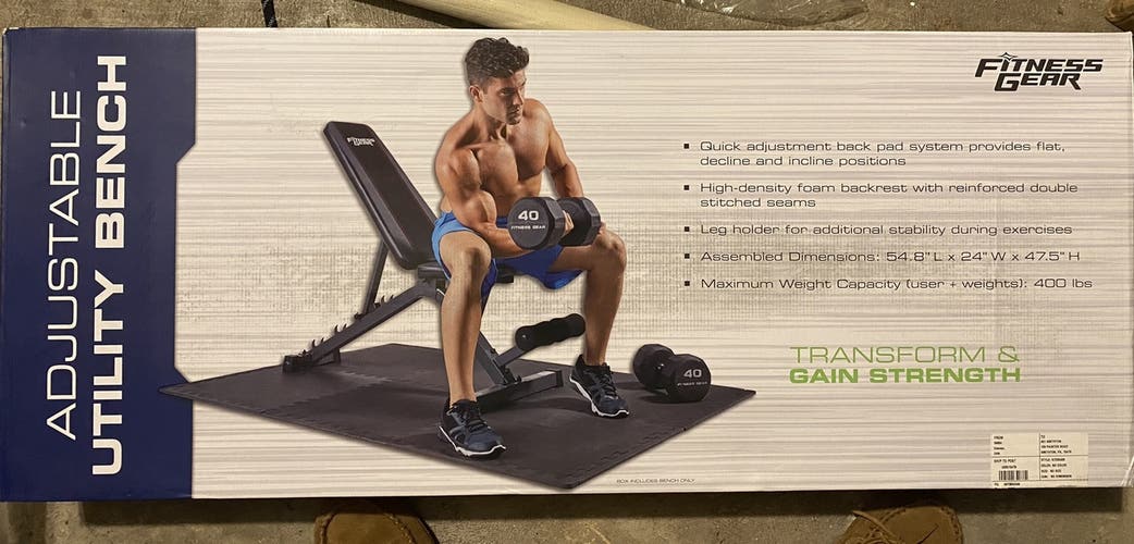Fitness Gear Work Out Bench (MESSAGE ABOUT SHIPPING)