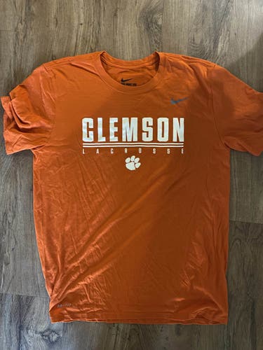 Clemson Lacrosse Nike Orange Shooter - XL