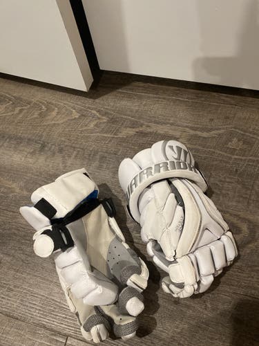 Warrior Evo Gloves White
