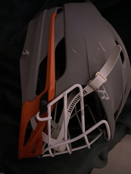 Large Mens lacrosse matte gray helmet low price