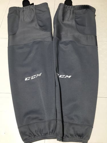 CCM gray practice socks