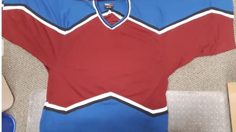 Colorado Avalanche JERSEY SOCKS COMBO GOALIE CUT Men's Size 58