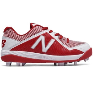 New Balance 4040v4 Red Molded Cleat Size 7