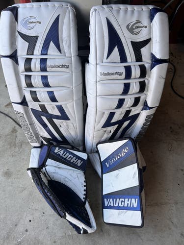 34" + 1 Vaughn Velocity 7400 Goalie Full Set