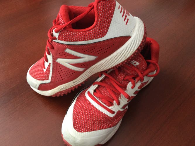 Red Youth Unisex Used Size 5.0 (Women's 6.0) New Balance Shoes