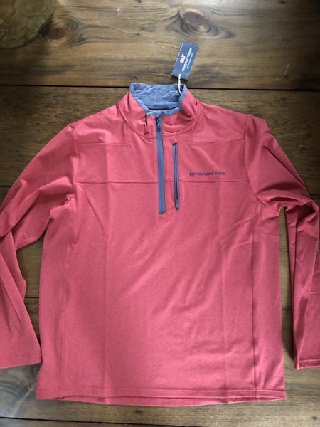 Vineyard Vines "On the Go Shep"  Red Sweatshirt Adult Men's Large. New