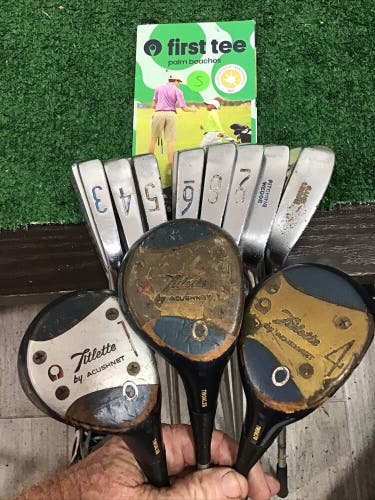 Titlette By Acushnet Complete Ladies Full Set Woods & Irons (No 7)