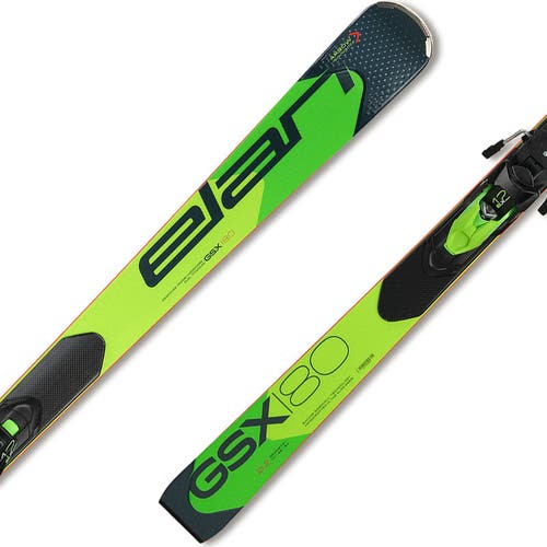 Elan GSX Fusion System 170cm Skis with Bindings (EL35)