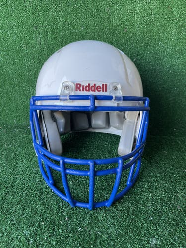 Youth Medium - Riddell Speed Football Helmet - White