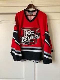 Bauer goalie jersey Kansas City Blades XL