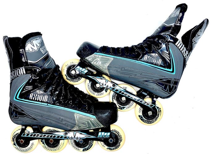Mission AXIOM A4 Inline Roller Hockey Skates Size 8E (9.5 Men US Shoe/ 11 Women)