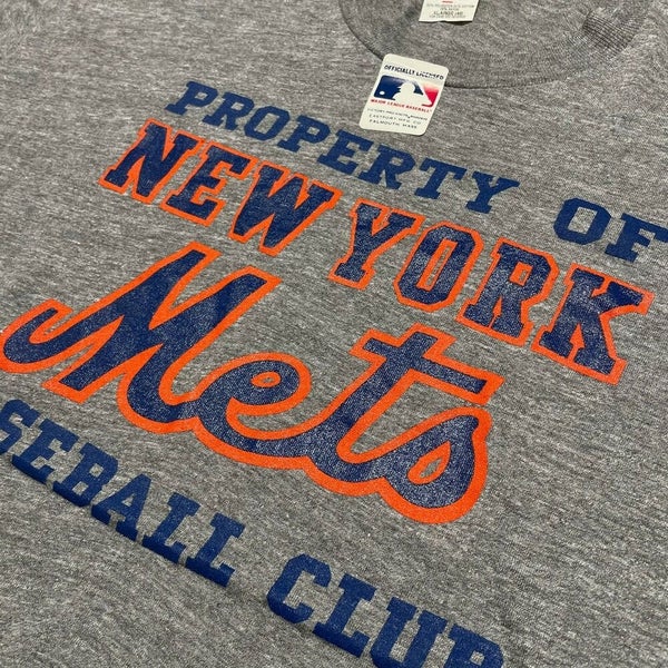 Vintage 80s New York Mets Champion T-Shirt Mens L Baseball MLB USA