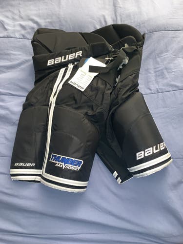 Bauer Nexus Black/grey/white Rangers Style Thunder AAA Hockey Pants Large