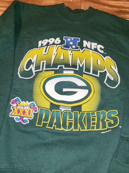 Vintage 1996 Green Bay Packers Sweatshirts Football Super Bowl