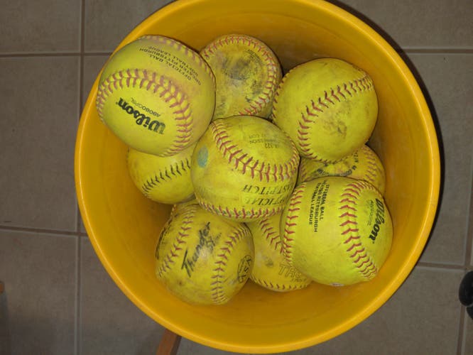 Used 12" Softball 16 Pack