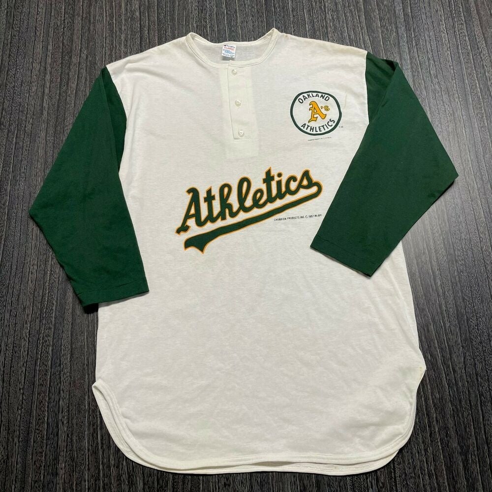 Oakland A's T Shirt  Vintage Oakland Athletics Logo T Shirt