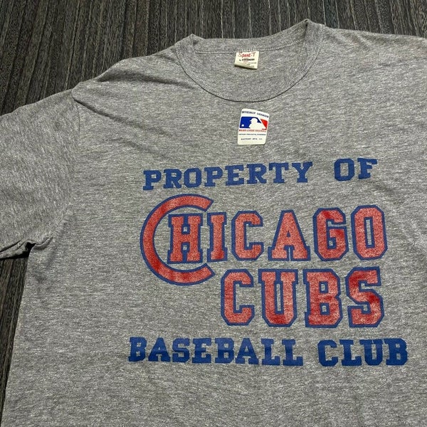 Vintage 80s Chicago Cubs MLB Baseball T Shirt Large Size 