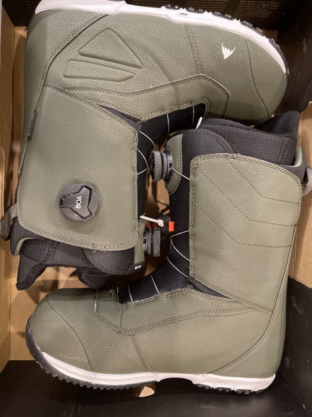 Used Men's Size 12 (Women's 13) Burton Ruler double Boa Snowboard Boots All Mountain