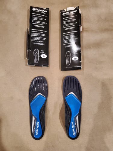 Junior New Bauer Speed Plate 2.0 Hockey Skates Size 3