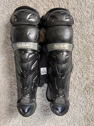 All star catchers leg guards Youth 9-12