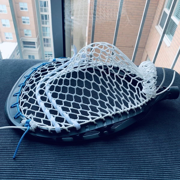 Grey STX Eclipse 2 w/ 12D The Mesh Dynasty - Goalie Head Eclipse