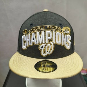NWS Washington Nationals 2019 World Series Champions New Era 59fifty 6 7/8 MLB