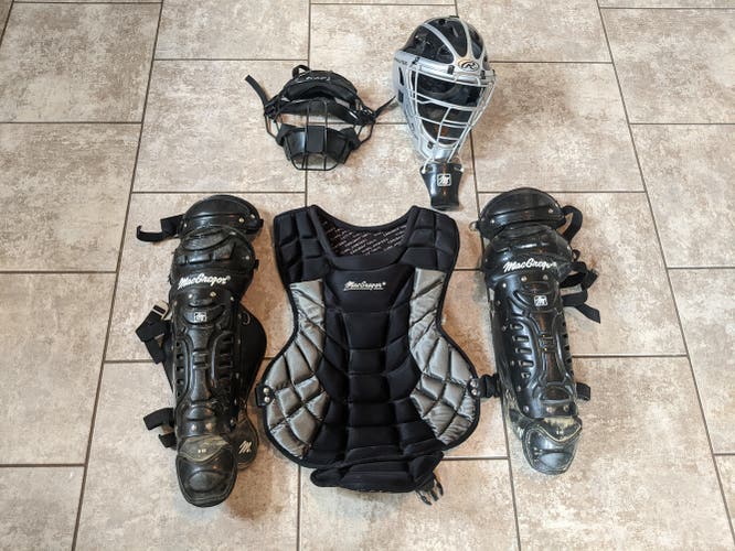 Used Rawlings / MacGregor Catcher's Set! Intermediate Age 12 - 15