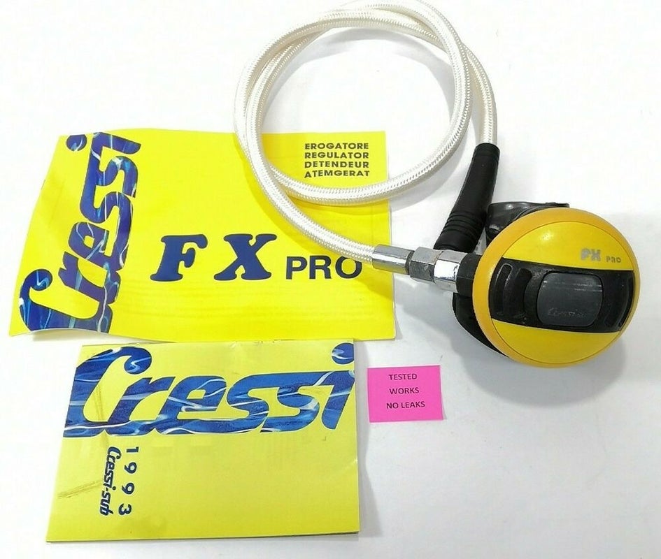 Cressi Sub FX Pro Octo Octopus Regulator 2nd Second Stage Scuba Dive FXPro  #963