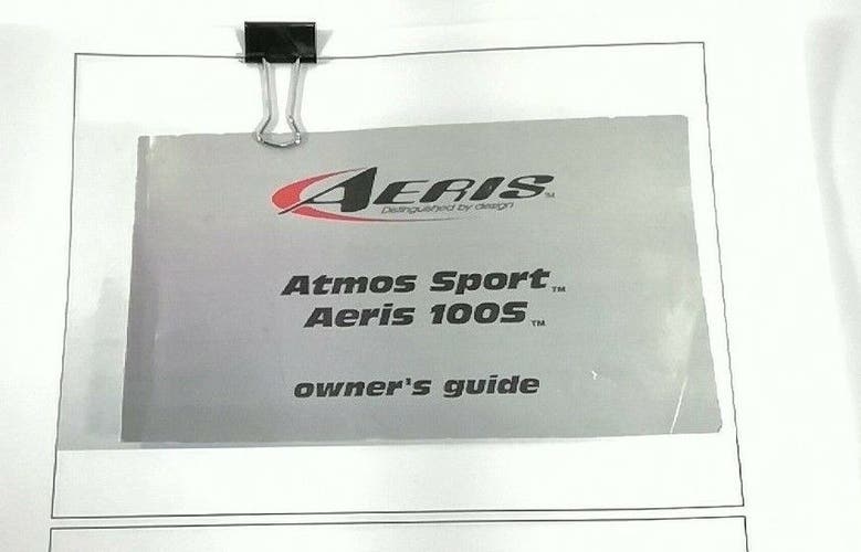 Aeris Atmos Sport & 100S Dive Computer Manual Printed   100 S