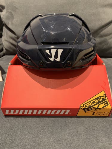 Brand New Warrior Krown PX3 Helmet Navy