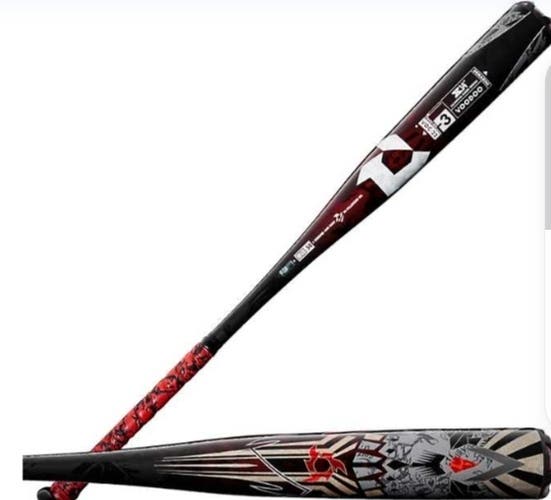 New BBCOR Certified 2022 DeMarini Composite Voodoo One Balanced Bat (-3) 30 oz 33"