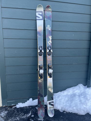 Used Salomon Suspect RLD Skis With Salomon Z10 Bindings