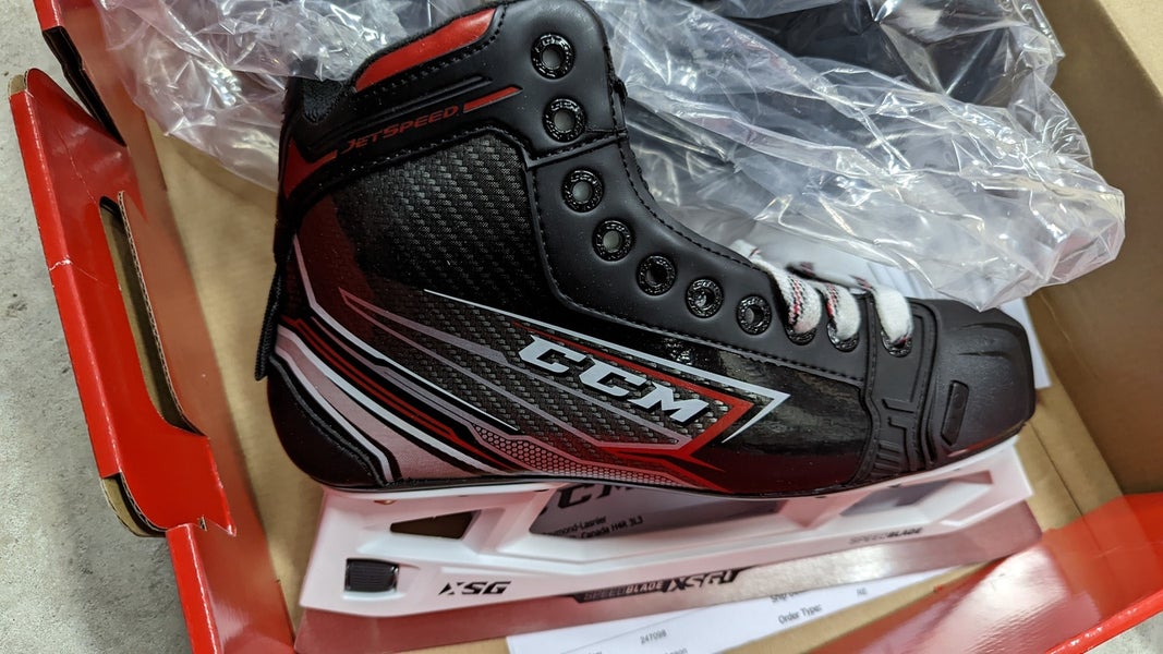 Senior Brand New CCM Jetspeed ft460 Hockey Goalie Skates Regular Width Size 7.5