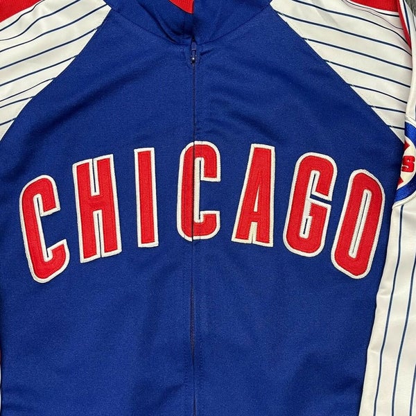 Rare !!! Vintage Chicago Cubs Sweatshirt Mlb Baseball Club Chicago Cubs  Crewneck Sweater Pullover Chicago Cubs Baseball Big Image Size L