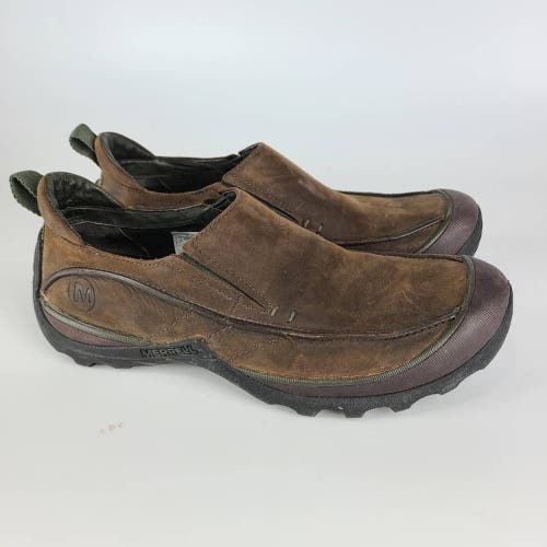 Merrell Mens Kaolin Hiking Shoes Cocoa Brown J15381 Leather Low Top Slip On 9 M