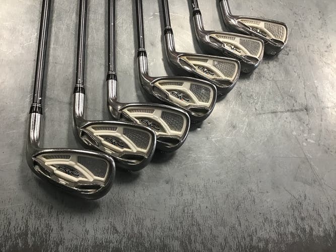 Used Cobra Amp Cell 5i-gw Aw Ladies Flex Graphite Shaft Iron Sets